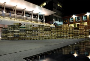 Photo of the Cultured Pallets series by artist Soheila Esfahani