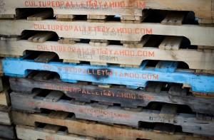 Photo of the Cultured Pallets series by artist Soheila Esfahani
