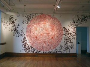 Site specific installations by artist Soheila Esfahani