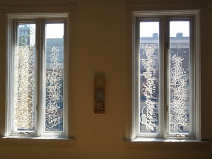 Site specific installations by artist Soheila Esfahani