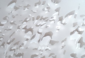 Installation at Red Head Gallery by artist Soheila Esfahani