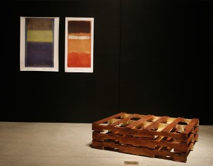 Photo of work from the Trans Series by artist Soheila Esfahani